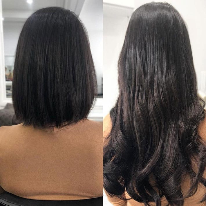Invisible tape hair extensions - EH Hair