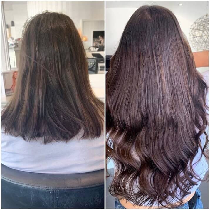 Looking for Hair Extensions? We Have 6 Reasons You Should Choose EH Hair 3 | Emilly Hadrill: Hair Extensions in Gold Coast, Brisbane, Melbourne & Sydney EH hair extensions before and after 002