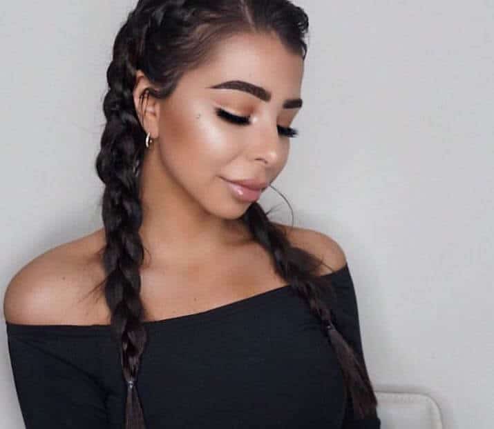 How to Braid with Hair Extensions 3 | Emilly Hadrill: Hair Extensions in Gold Coast, Brisbane, Melbourne & Sydney hair extensions brides - model image