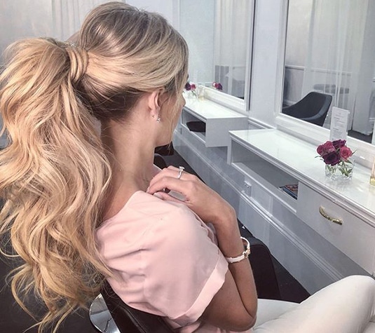 Model 03, bridal hair styling at EH Hair & Extensions salon Brisbane