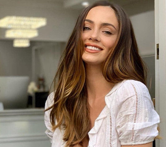 EH hair & Extensions, model 02 for Clip In hair Extensions Brisbane