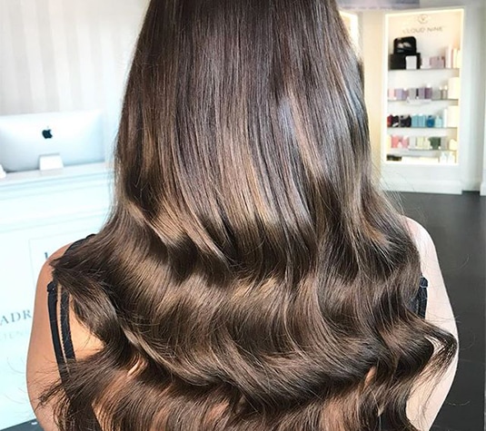 Model 02, tape hair extensions, EH Hair & Extensions Salon Gold Coast